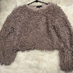 Vici Collection, Size Medium, Shaggy Material Top